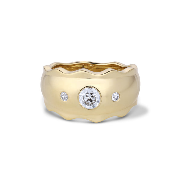 Antique Diamond Verge Domed Cigar Band – Crevette Design Studio