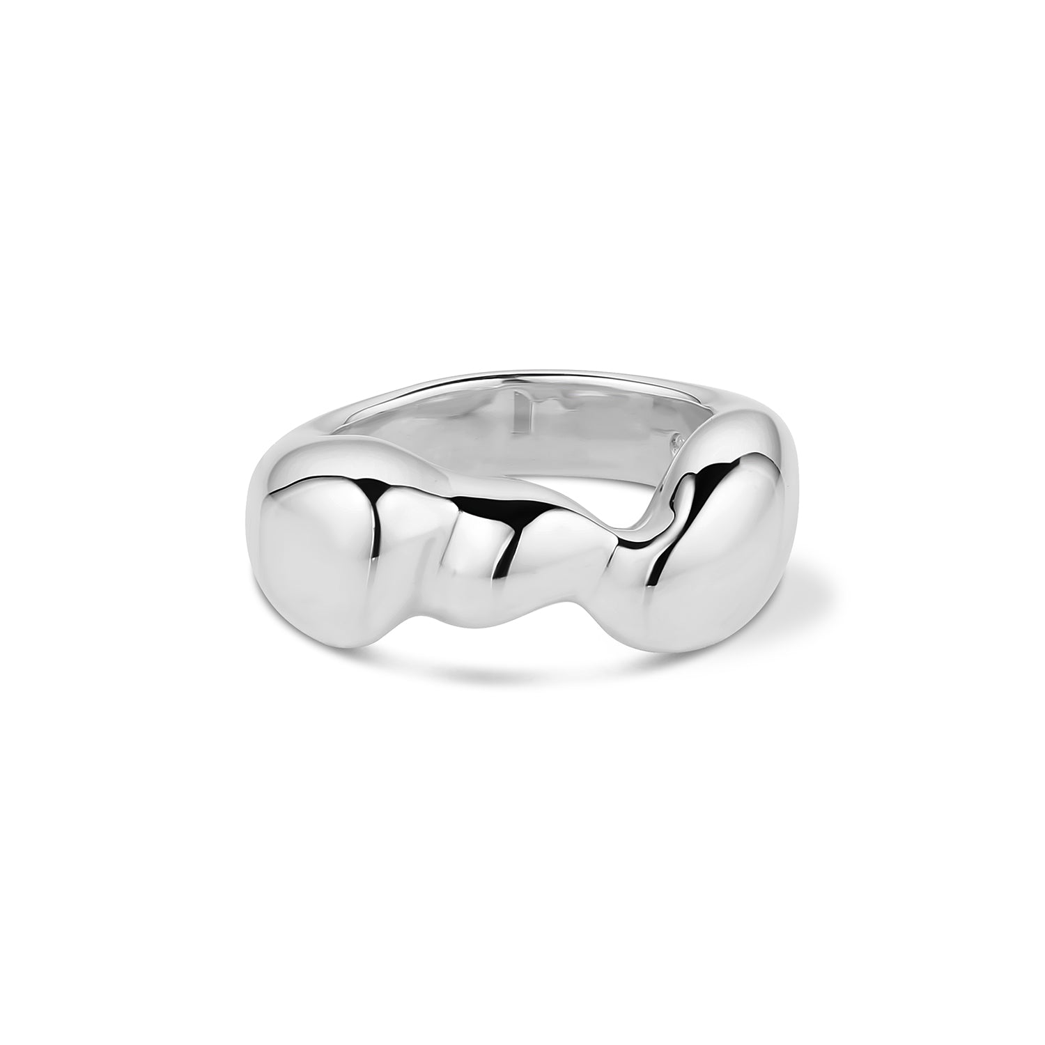 Silver Whimsy Wave Band