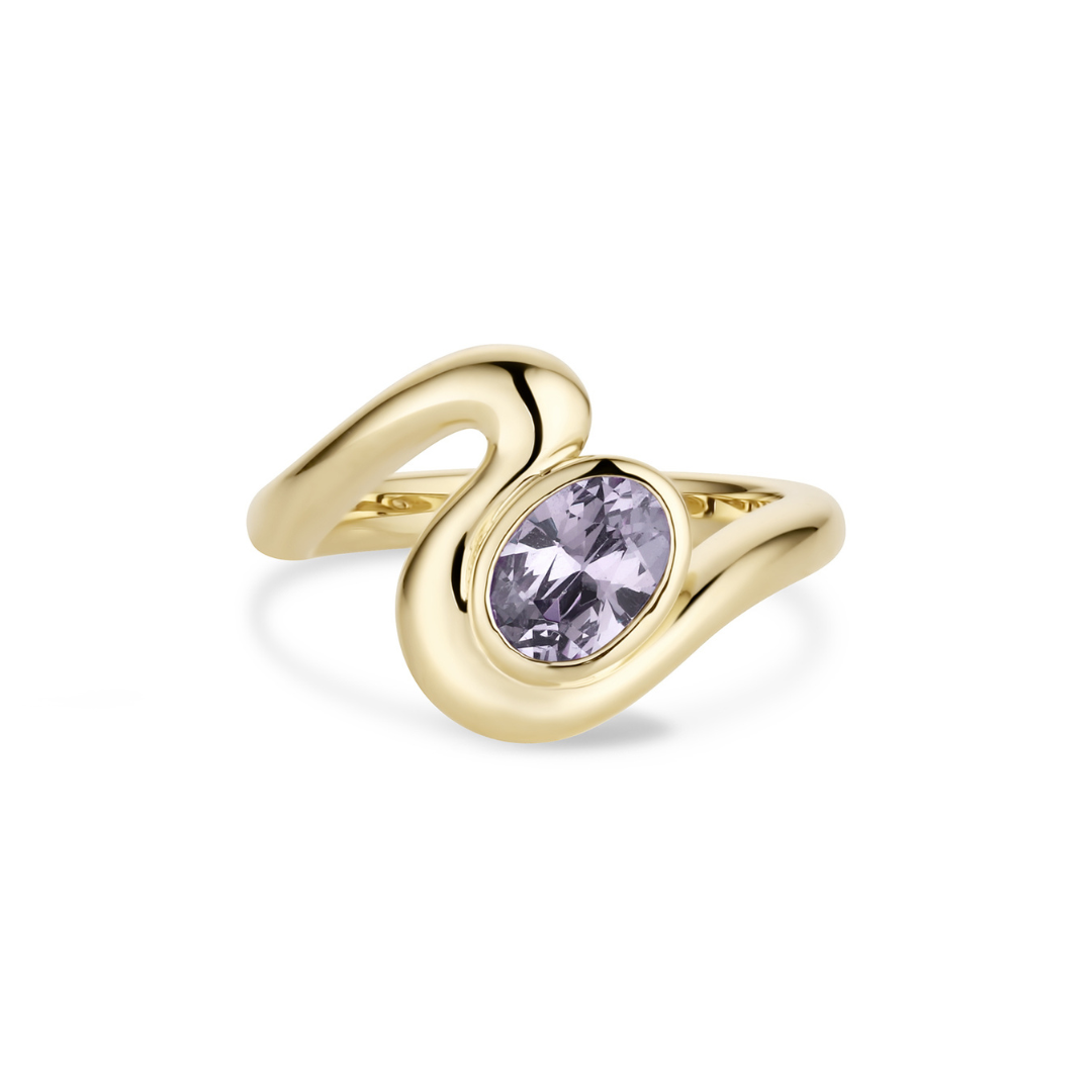 Lavender Spinel Piscine Ring