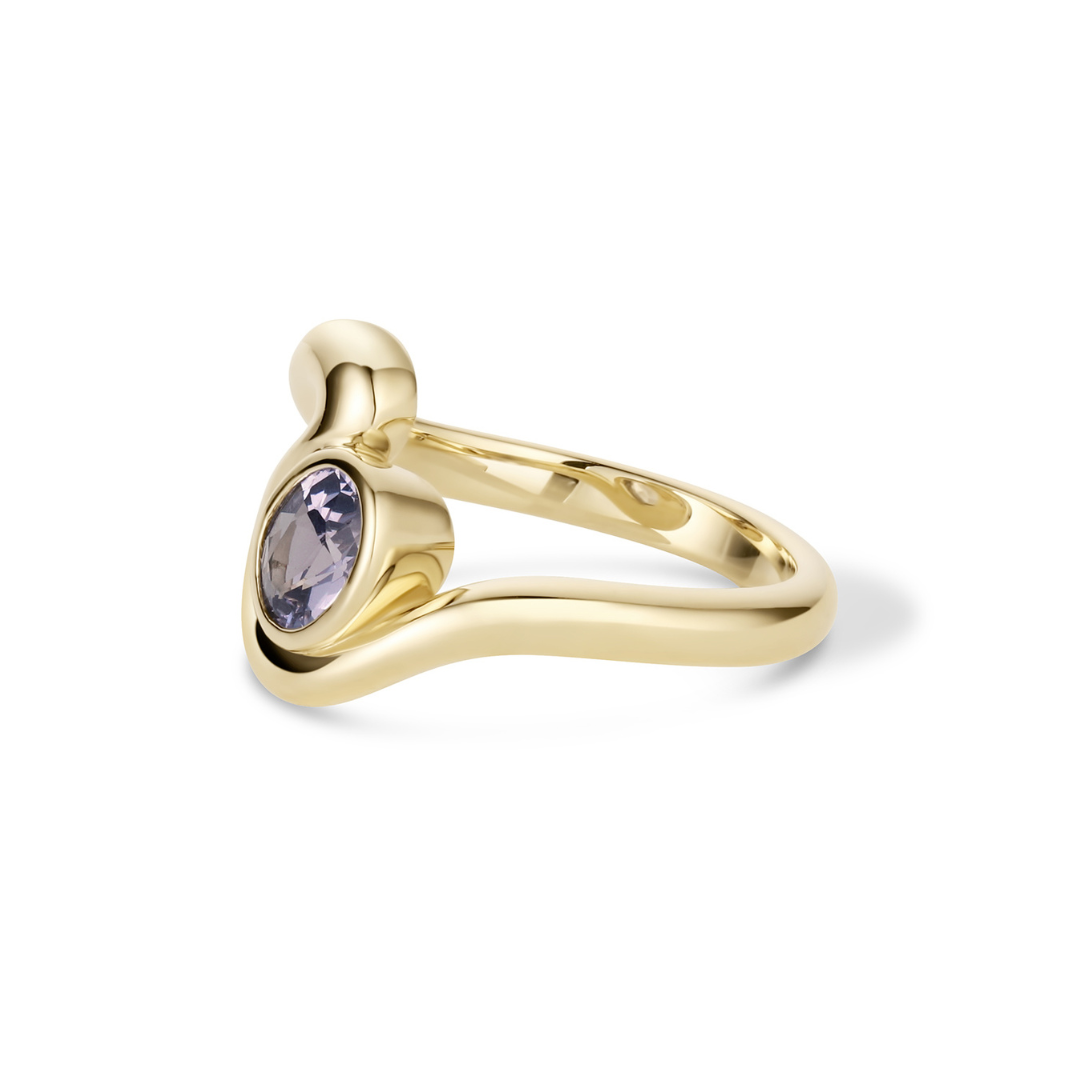 Lavender Spinel Piscine Ring