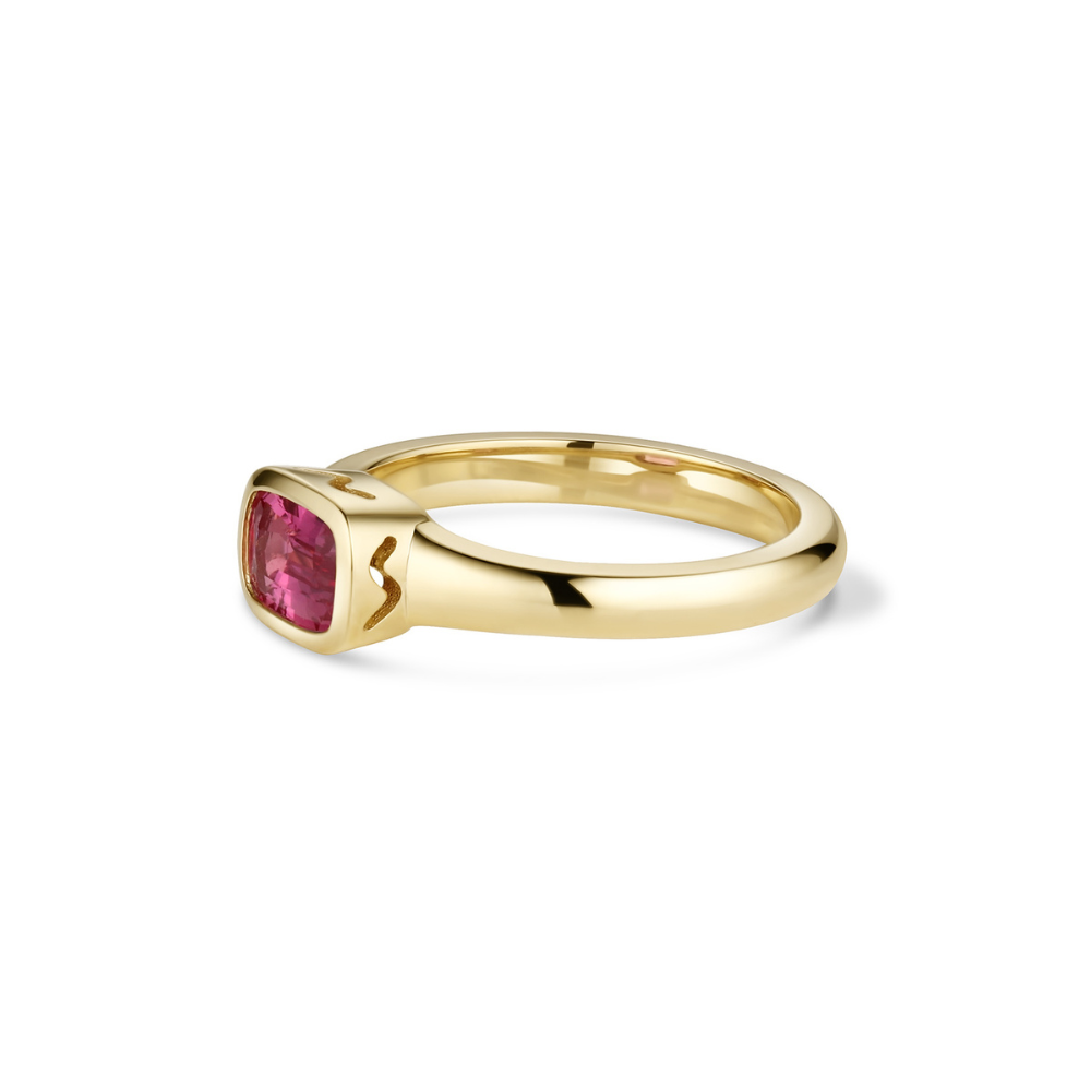 Pink Sapphire Mirage Ring
